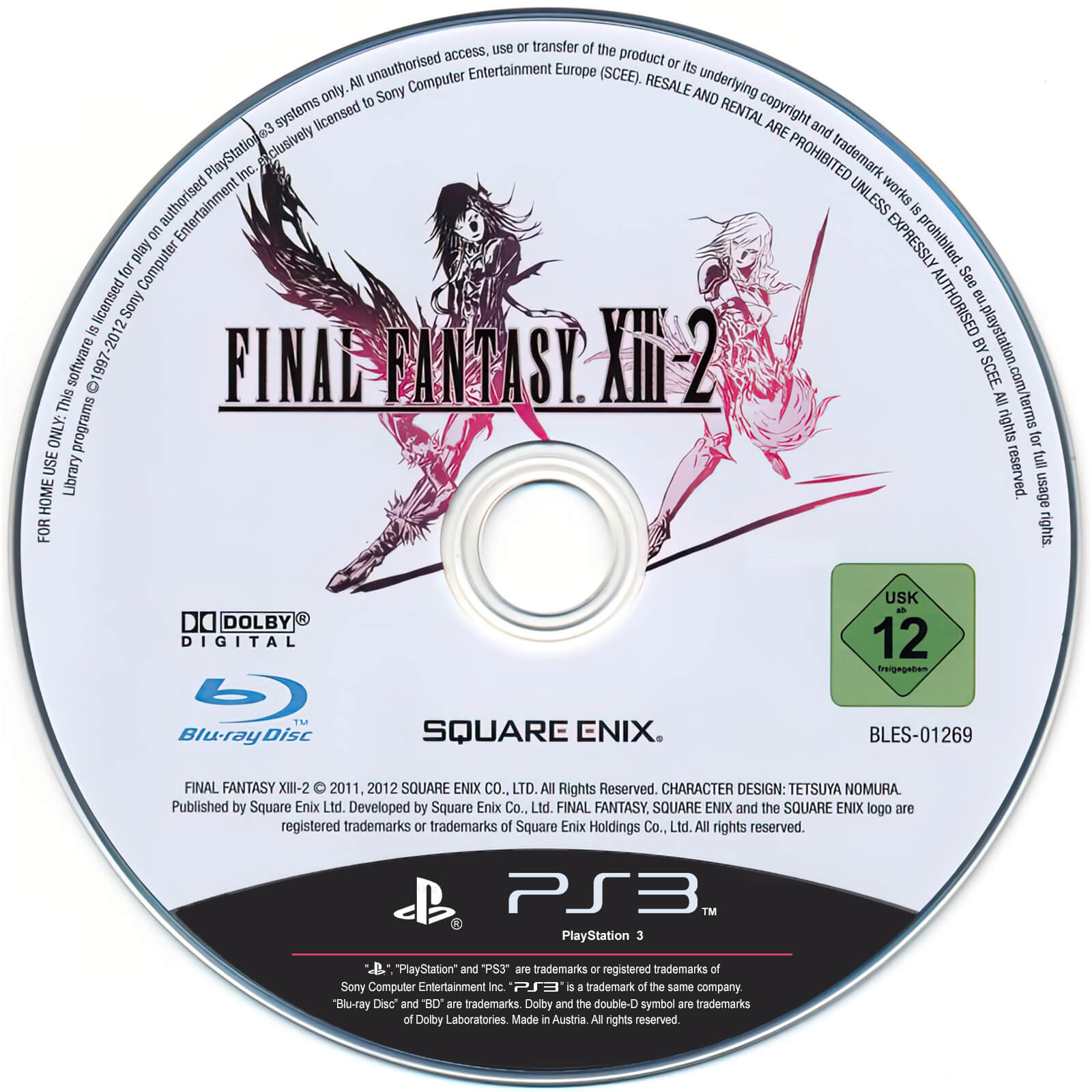 Лицензионный диск Final Fantasy XIII-2 для PlayStation 3